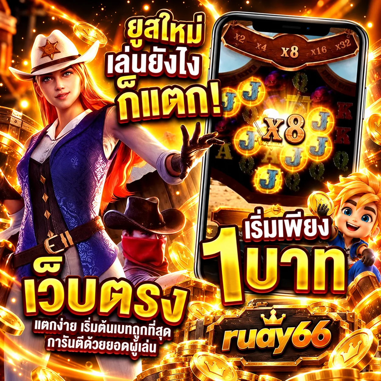 ภาพโปรโมชั่น ruay66 เครดิตฟรีและโบนัสเริ่มต้น